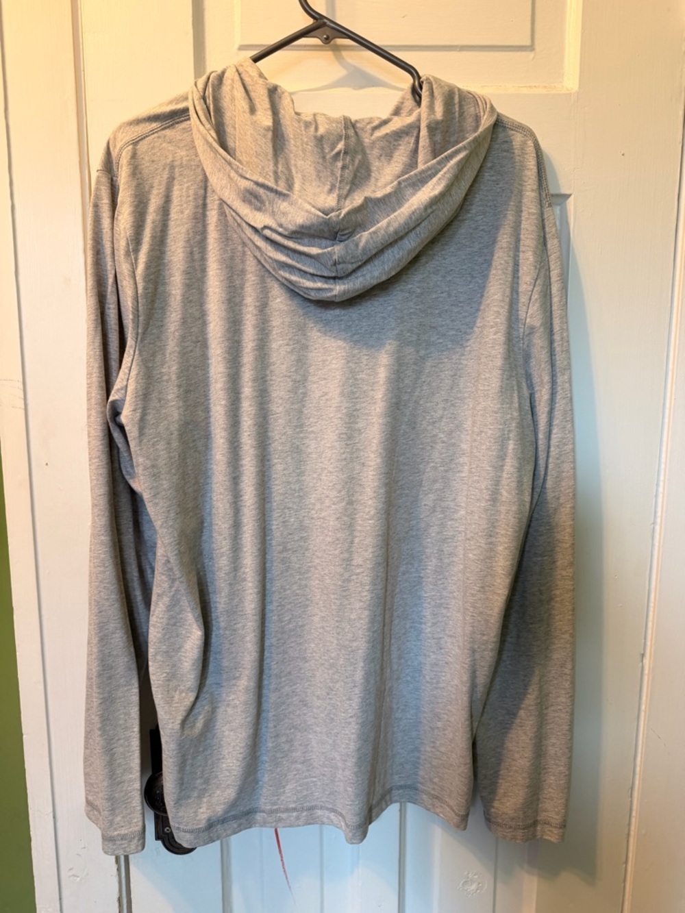 Puma Light Gray Pullover Hooded Sweatshirt with Logo - Picture 6 of 6